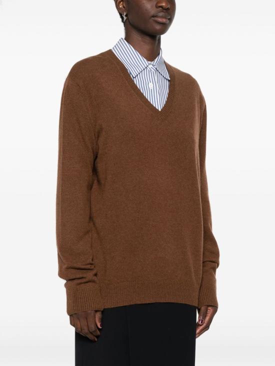 24FW 루루 스튜디오 스웨터 SERAFINI MOCHA BROWN - LOULOU STUDIO