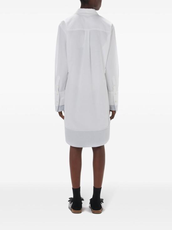 24FW JW앤더슨 미디 원피스 DR0452PG1140 001 WHITE - JW ANDERSON