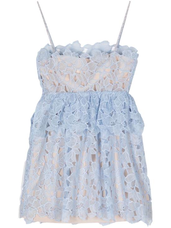  셀프 포트레이트 숏 원피스 PF24034S BL BLUE