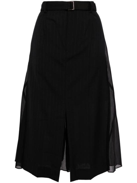  사카이 롱 스커트 2407276 201 BLUE - SACAI