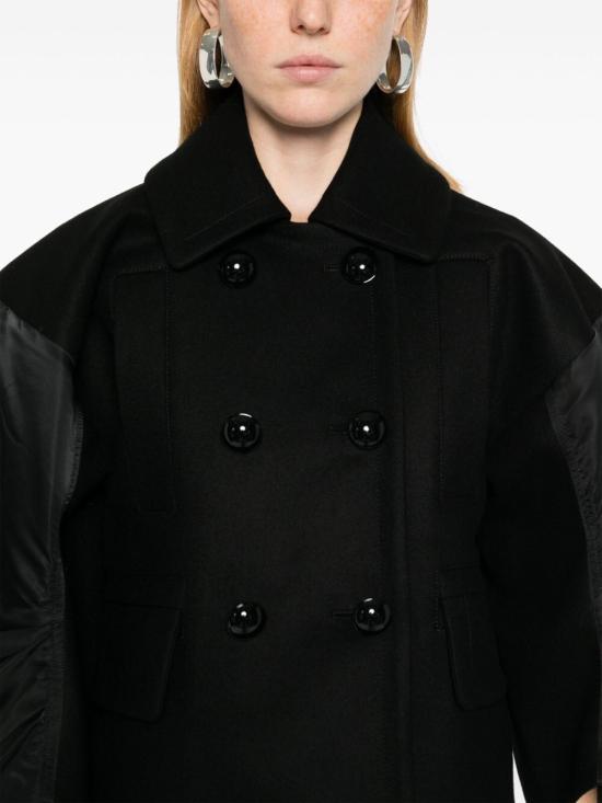 24FW 사카이 코트 2407330 001 BLACK - SACAI