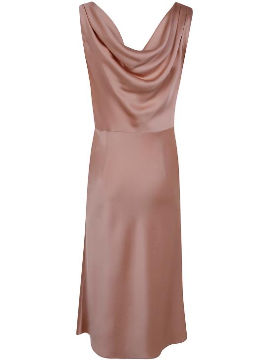 25SS 블루마린 미디 원피스 P522A559A N0145 PINK PURPLE - BLUMARINE