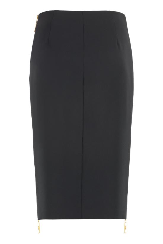  엘리자베타프랜치 미디 스커트 GO04746E2 110 BLACK - ELISABETTA FRANCHI