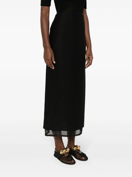  파비아나 필리피 스커트 GND274F694H460 825 BLACK - FABIANA FILIPPI