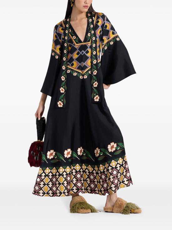 25SS 라 더블제이 롱 원피스 DRE0232SIL001DAZ01 BL01 BLACK - LA DOUBLEJ