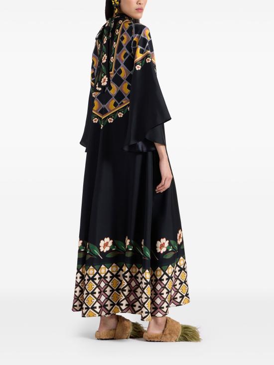 25SS 라 더블제이 롱 원피스 DRE0232SIL001DAZ01 BL01 BLACK - LA DOUBLEJ