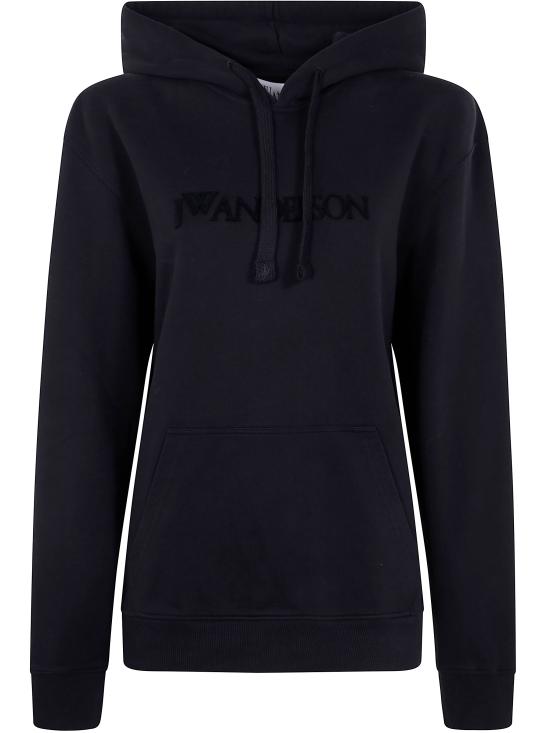 25SS JW앤더슨 후드 티셔츠 JW0231PG1632 999 BLACK - JW ANDERSON