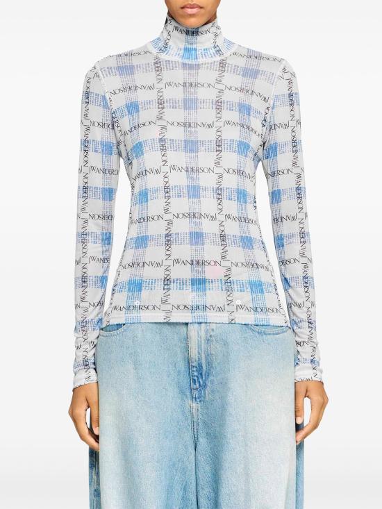 25SS JW앤더슨 터틀넥 JO0224PG1721 800 BLUE - JW ANDERSON