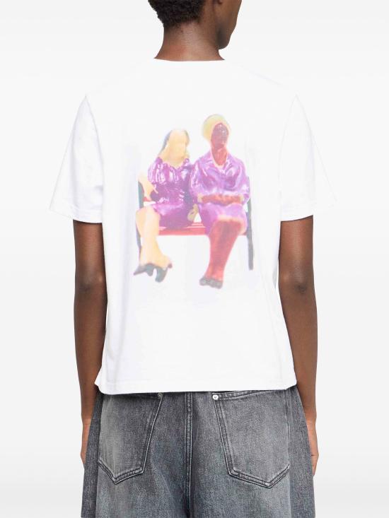 25SS JW앤더슨 반팔 티셔츠 JT0269PG1510 001 WHITE - JW ANDERSON