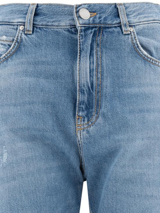 25SS 핑코 스트레이트 팬츠 101733A2DZPJV LIGHT BLUE - PINKO