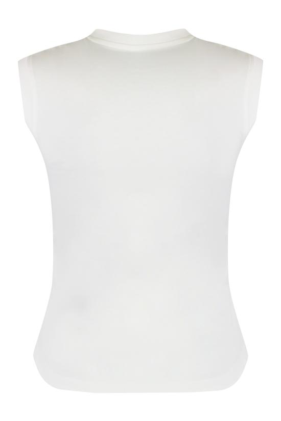 25SS 디 아티코 민소매 티셔츠 250WCN00003JJJ025AA 001 White - THE ATTICO