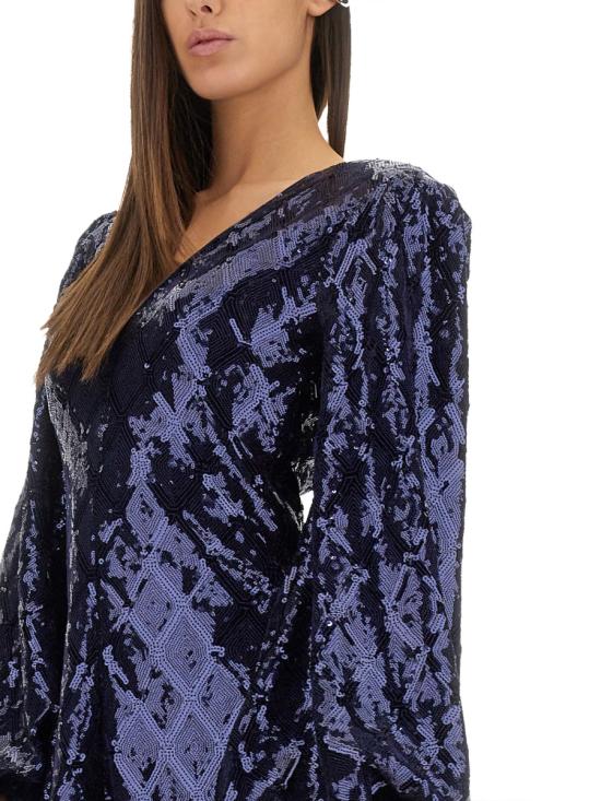 25SS 로테이트 바이 크리스텐슨 숏 원피스 1133352318 BLUE - ROTATE BY BIRGERCHRISTENSEN