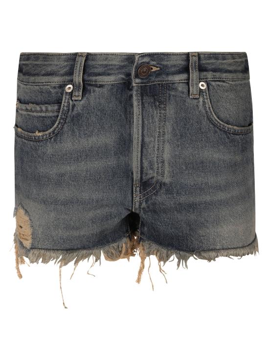 24FW 발렌시아가 숏팬츠 793948TJW952204 BLUE RUST