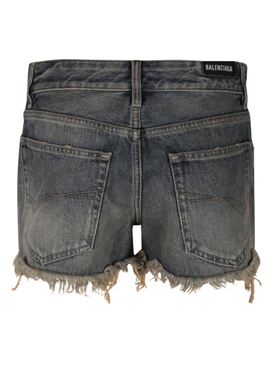 24FW 발렌시아가 숏팬츠 793948TJW952204 BLUE RUST - BALENCIAGA