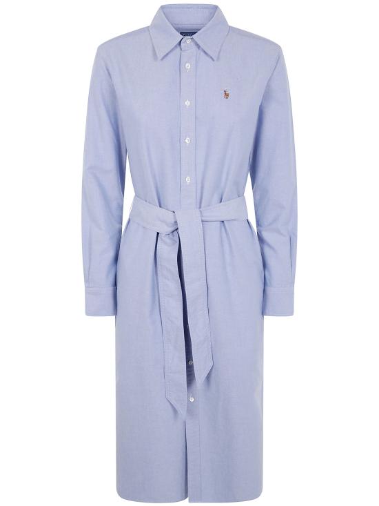 25SS 폴로 랄프로렌 미디 원피스 211928804 002 BLUE - POLO RALPH LAUREN