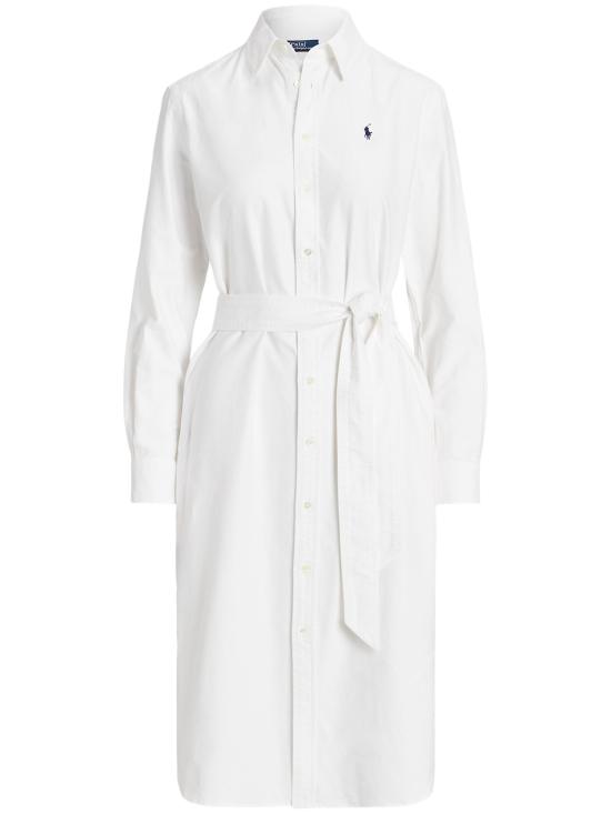 25SS 폴로 랄프로렌 미디 원피스 211928804 001 WHITE - POLO RALPH LAUREN