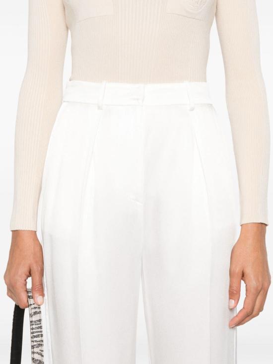  엘리자베타프랜치 스트레이트 팬츠 PA04647E2 360 WHITE - ELISABETTA FRANCHI