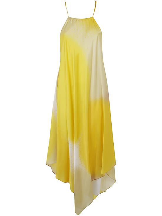  지안루카카페놀로 미디 원피스 24EA1162200 28 YELLOW ORANGE