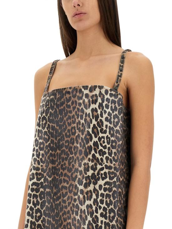 25SS 가니 숏 원피스 J1661 ANIMALIER - GANNI