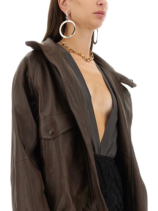  생로랑 긴팔 티셔츠 789698 Y7I184280 GREY - SAINT LAURENT