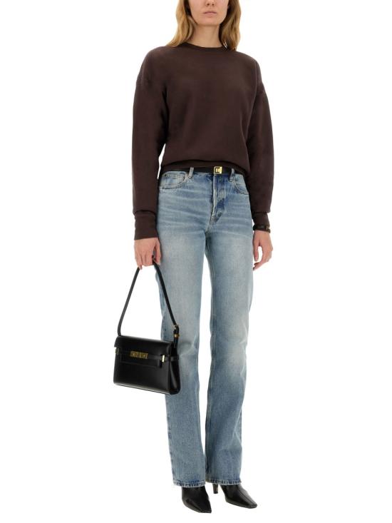  생로랑 스웨터 807761 Y36SV2355 BROWN - SAINT LAURENT