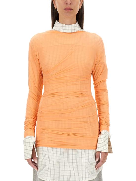  드리스 반 노튼 반팔 티셔츠 011143 ORANGE