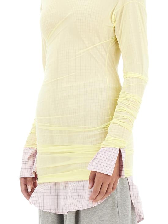  드리스 반 노튼 반팔 티셔츠 011143 YELLOW - DRIES VAN NOTEN