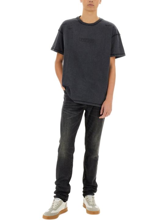 25SS 퍼플 브랜드 반팔 티셔츠 P101 BLACK - PURPLE BRAND