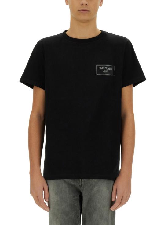  발망 반팔 티셔츠 EH1EF000BC91 BLACK