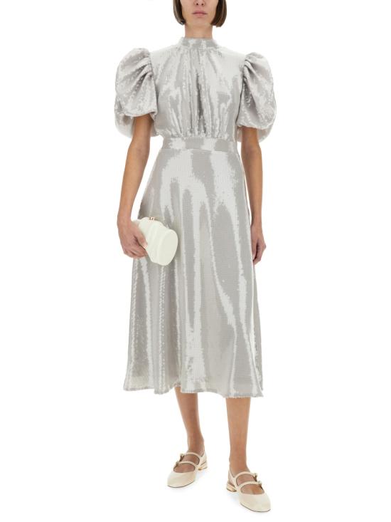 25SS 로테이트 바이 크리스텐슨 미디 원피스 113871039 GREY - ROTATE BY BIRGERCHRISTENSEN