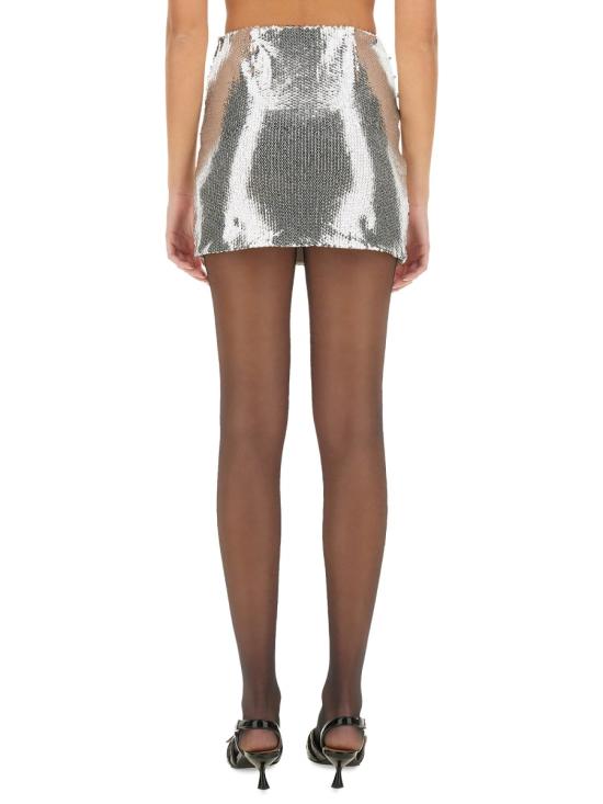 25SS 로테이트 바이 크리스텐슨 숏 스커트 1132072293 SILVER - ROTATE BY BIRGERCHRISTENSEN