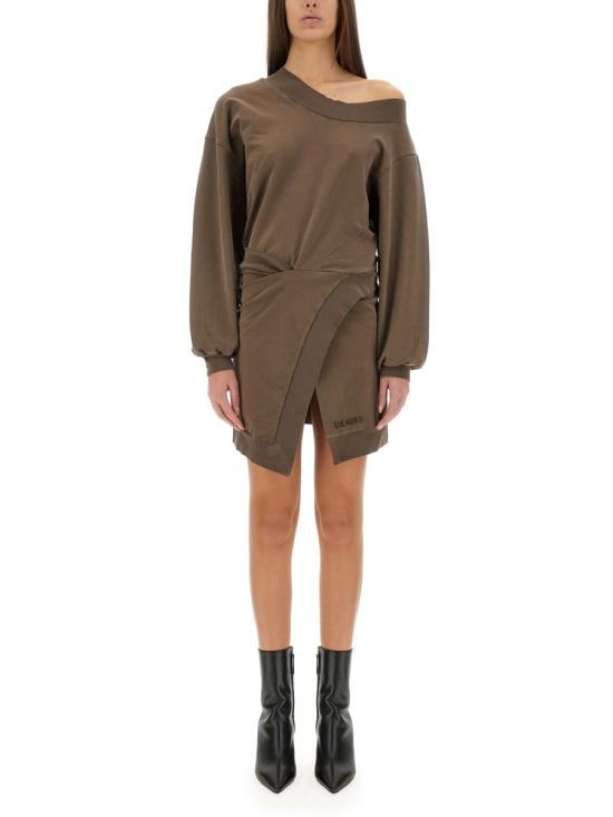 25SS 디 아티코 숏 원피스 250WCA00397 BROWN
