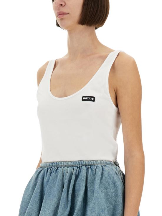 25SS 로테이트 바이 크리스텐슨 민소매 티셔츠 113625400 WHITE - ROTATE BY BIRGERCHRISTENSEN