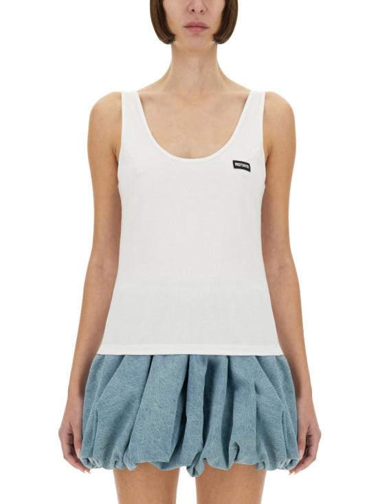 25SS 로테이트 바이 크리스텐슨 민소매 티셔츠 113625400 WHITE