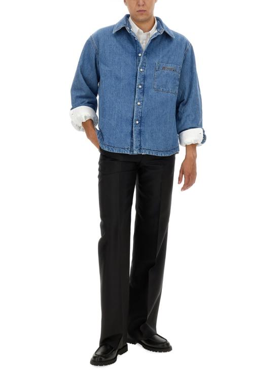  자크뮈스 긴팔 셔츠 245DE034 BLUE - JACQUEMUS