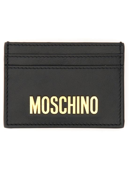  모스키노 카드지갑 81328001 BLACK - MOSCHINO
