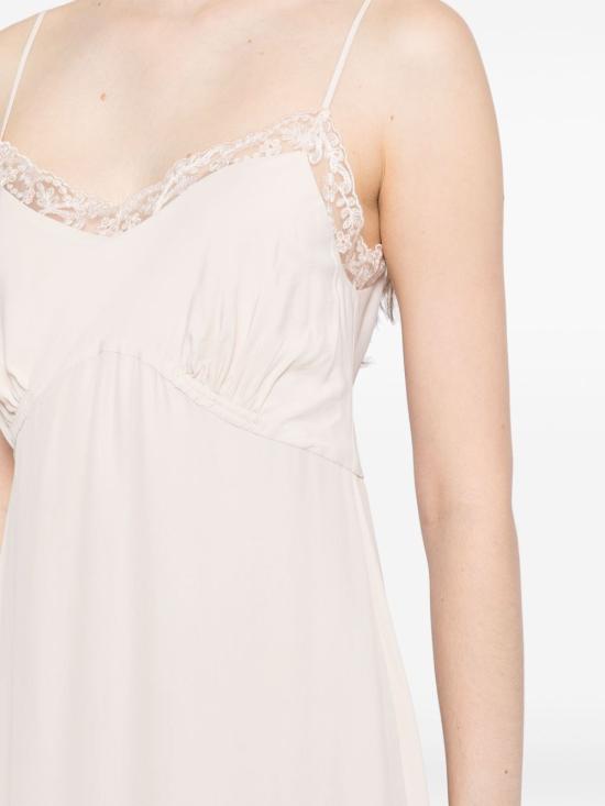  시몬로샤 미디 원피스 7210 0514 NUDE Beige - SIMONE ROCHA