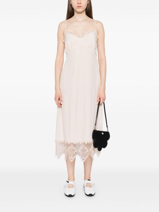  시몬로샤 미디 원피스 7210 0514 NUDE Beige - SIMONE ROCHA