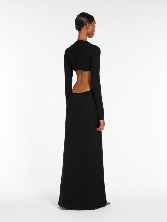 25SS 막스마라 스튜디오 롱 원피스 2516321013600001 BLACK - MAX MARA STUDIO