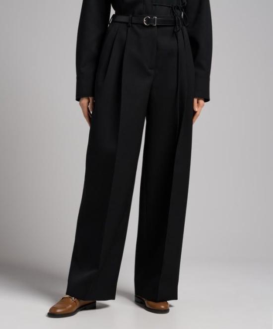  질샌더 스트레이트 팬츠 J02KA0152J40002 001 BLACK - JIL SANDER