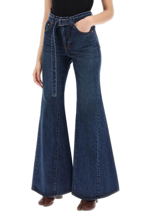  사카이 스트레이트 팬츠 2407290 401 BLUE - SACAI