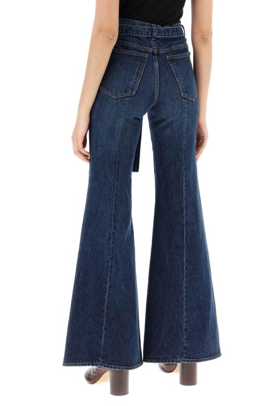  사카이 스트레이트 팬츠 2407290 401 BLUE - SACAI