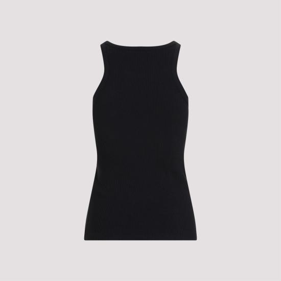  디 아티코 민소매 티셔츠 241WCT229J038 001 WHITE - THE ATTICO