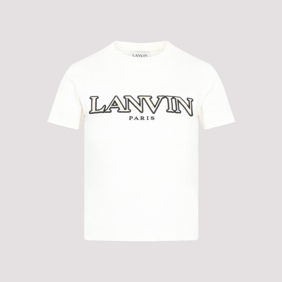 랑방 반팔 티셔츠 RWTS0030J207E23 012 WHITE - LANVIN