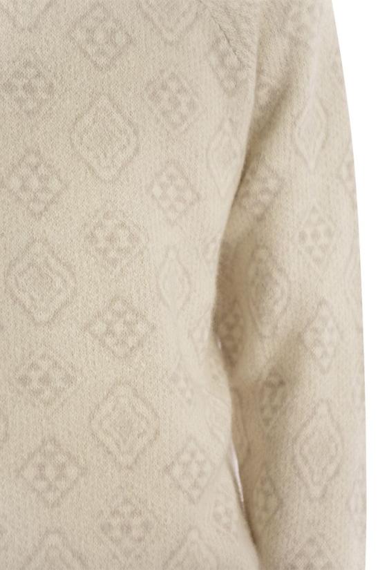  브루넬로 쿠치넬리 터틀넥 MSO708503 CDG31 WHITE - BRUNELLO CUCINELLI