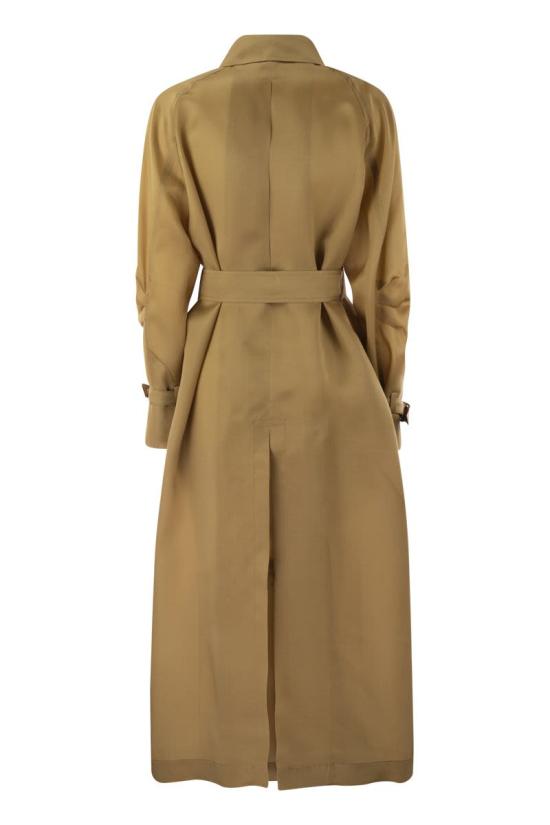  막스마라 사코 트렌치 코트 2411121173600 004 BROWN - MAX MARA