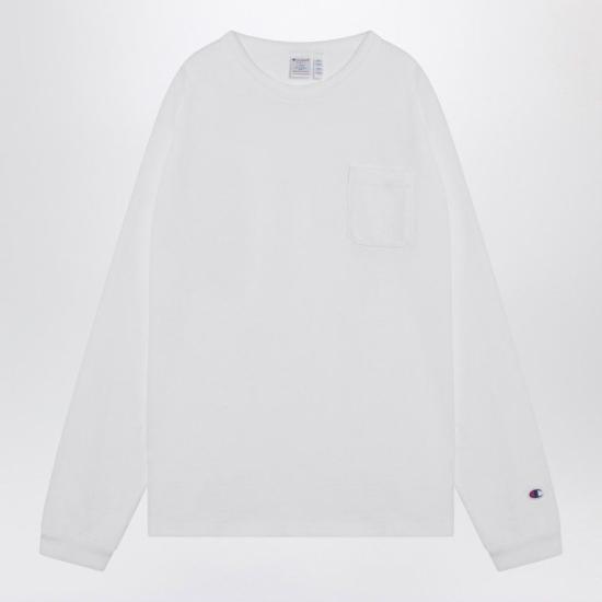  챔피온 긴팔 티셔츠 C5P401CO X045 WHITE - CHAMPION