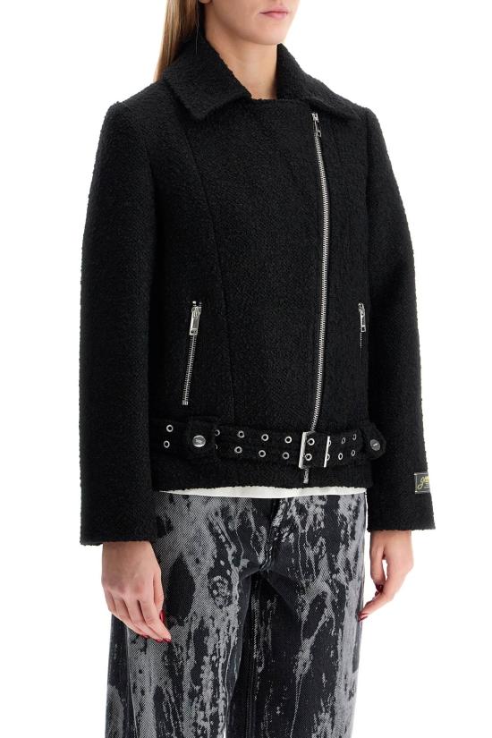 25SS 가니 바이커 자켓 W0026099 BLACK - GANNI