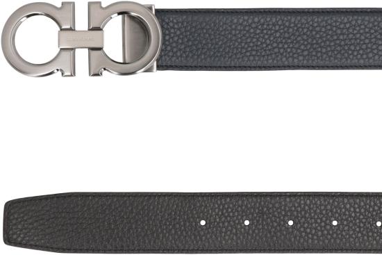 25SS 살바토레 페라가모 가죽 벨트 679710 697875 black - SALVATORE FERRAGAMO