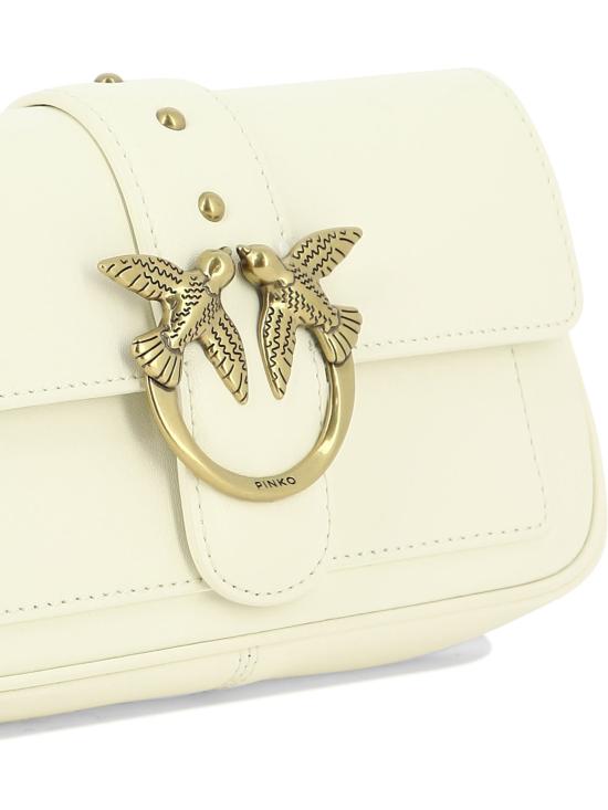 25SS 핑코 크로스백 100061A0F1Z14Q WHITE - PINKO